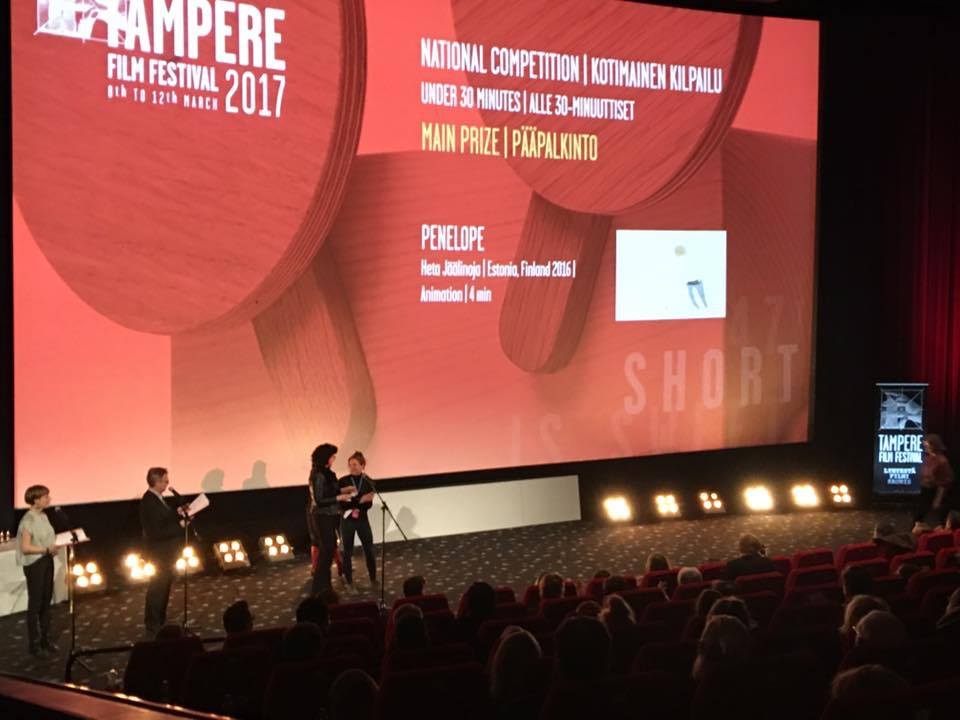 Heta Jäälinoja " Penelope" - Tampere filmifestivali peaauhind!