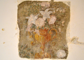 Lae otsakülje tsentris paiknev maaling u 40 x 40 cm