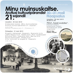 Minu muinsuskaitse. Kevadkonverents Haapsalus