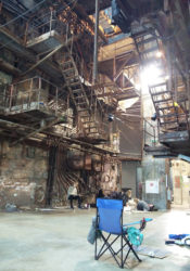 EKA Disainiteaduskonna tudengid joonistamise/maalimise praktikal Kultuurikatlas 2016 mais.