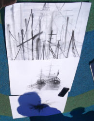 Liisbeth Kirsi (BES 1) visand Lennusadamast EKA Disainiteaduskonna joonistamise/maalimise  praktikalt mais 2016