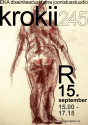 croquis drawing class of Faculty of Design