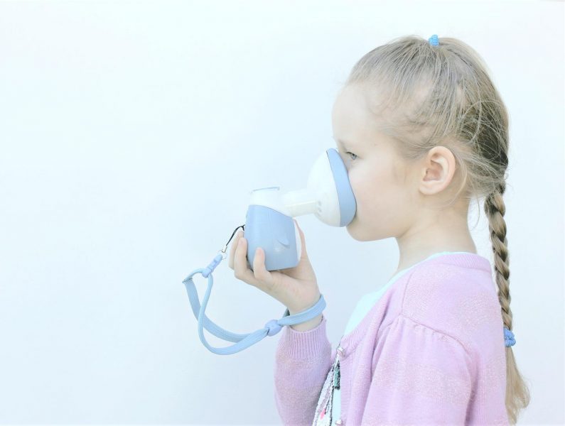 Võrktehnoloogial põhinev inhalaator lastele