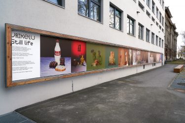 "Still Life" exhibition view in April 2021, EKA Billboard Gallery, Estonian Academy of Arts, Tallinn, Estonia. The course was supervised by Holger Kilumets.
