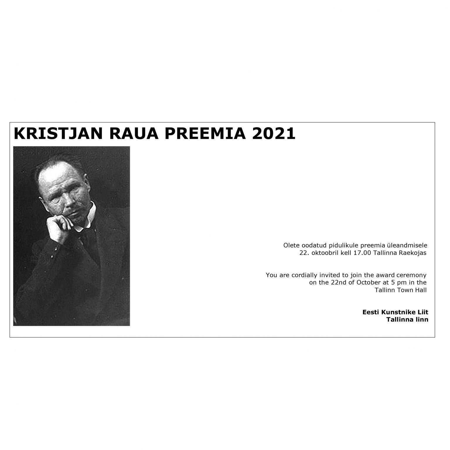 EKA kunstnikud Kristjan Raua preemia nominentide seas
