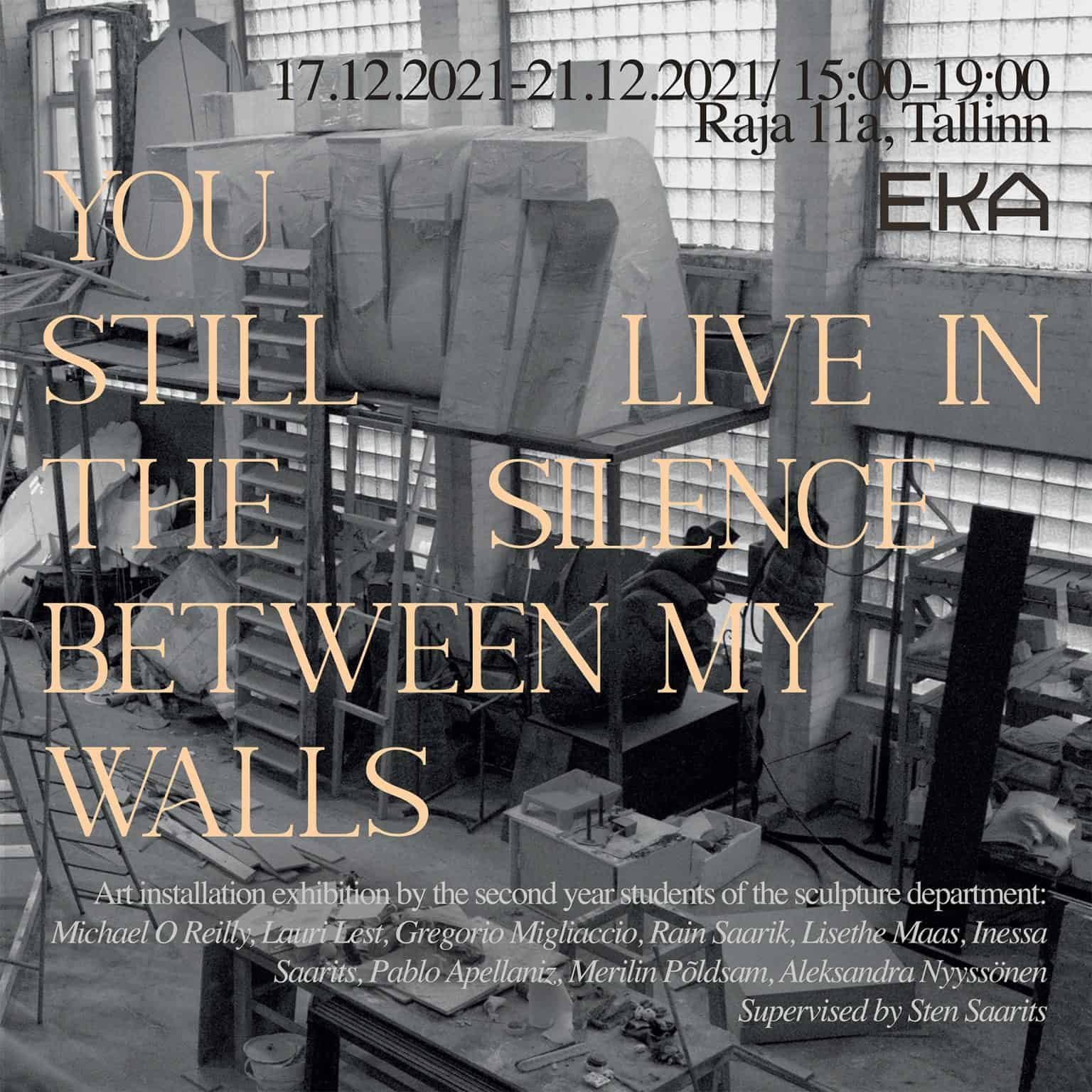 Exhibition “You Still Live In the Silence Between My Walls”