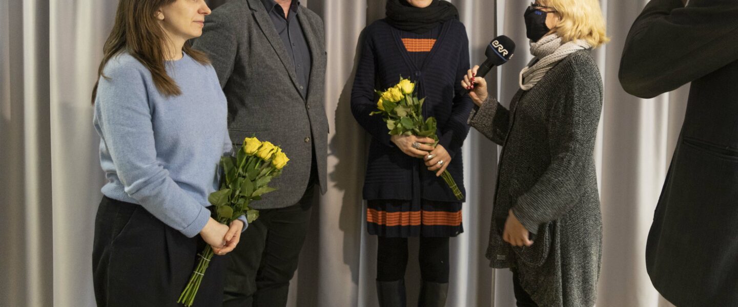 Order of the White Star to Marge Monko and Hilkka Hiiop