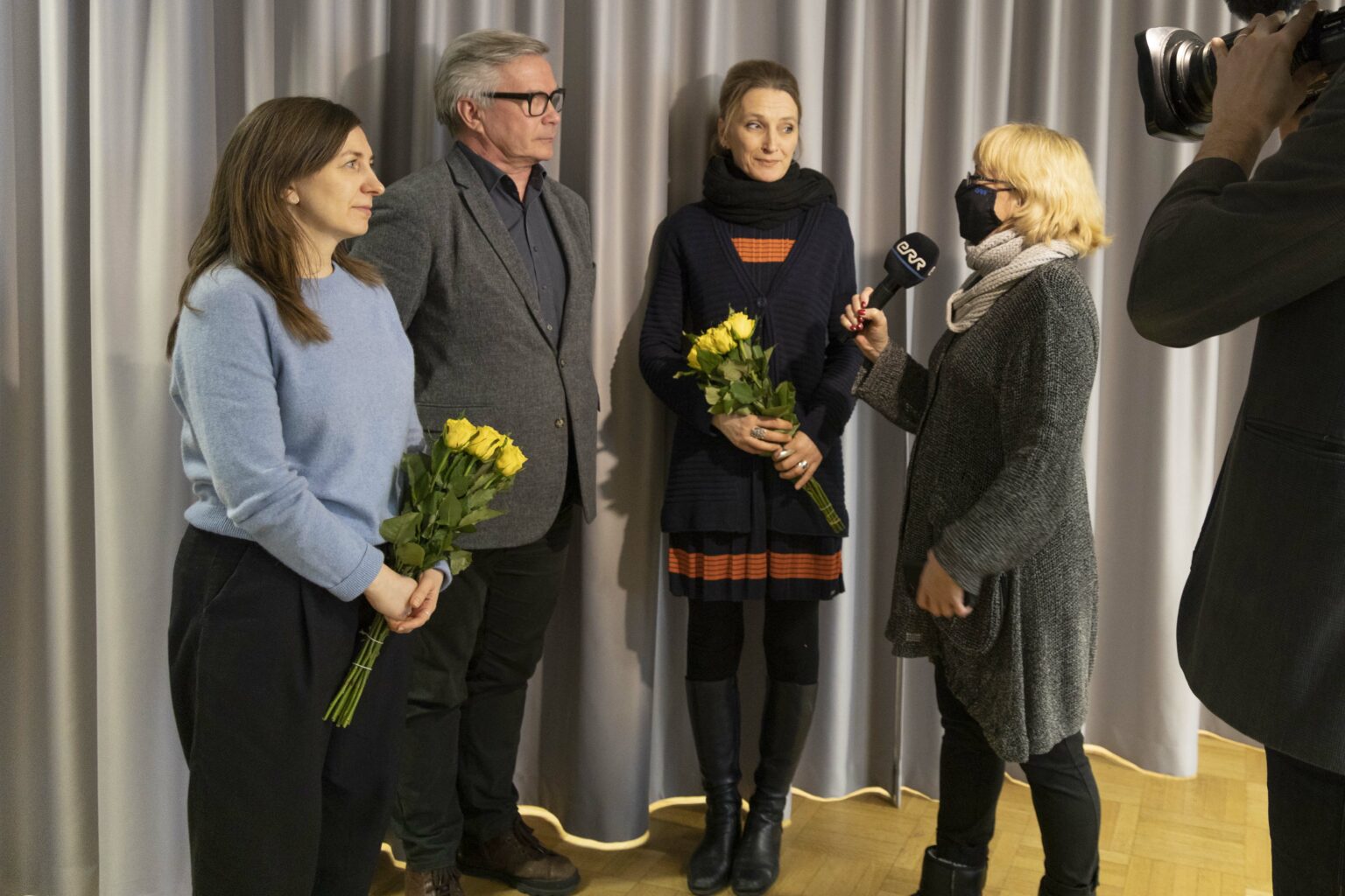 Order of the White Star to Marge Monko and Hilkka Hiiop