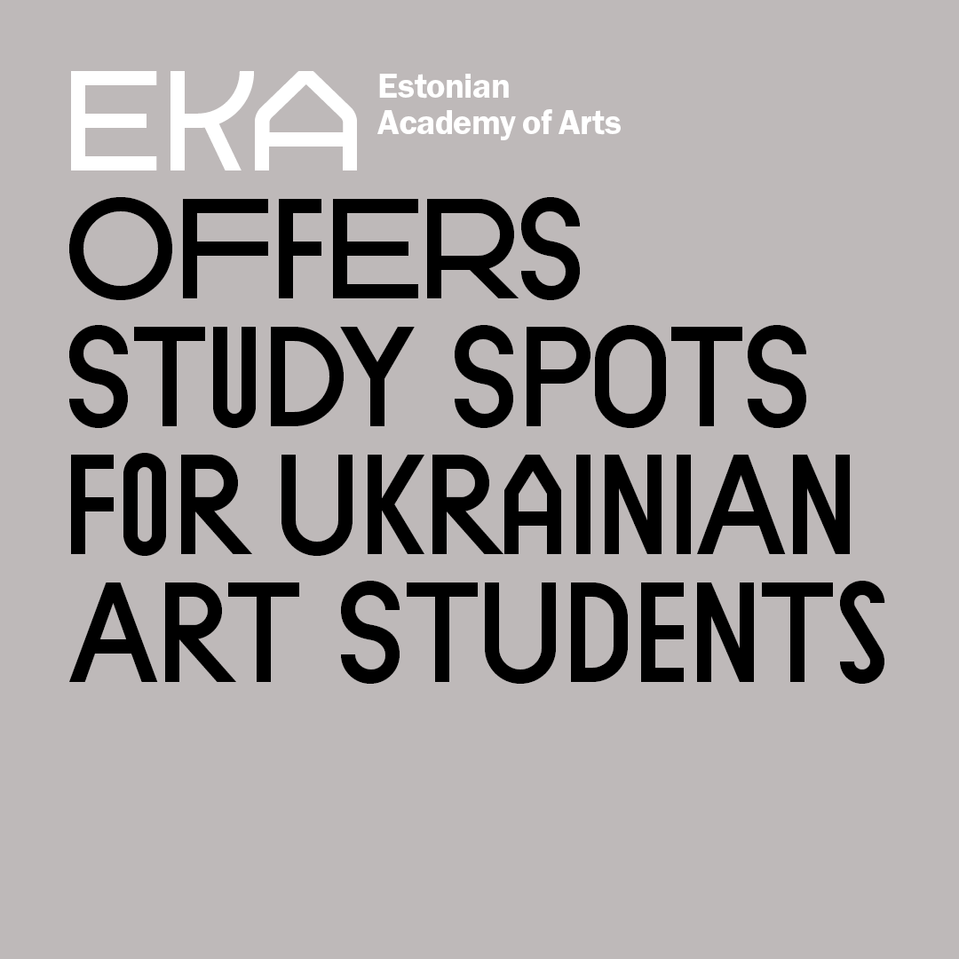 EKA offers study spots for Ukrainian art students