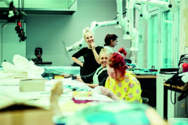 EKA tekstiiliosakonna tudengid