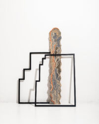 Laura Põllu töösolev teos näitusele „Ühised jooned, jääkaru ja elevant“_Foto_ Albert Kerstna