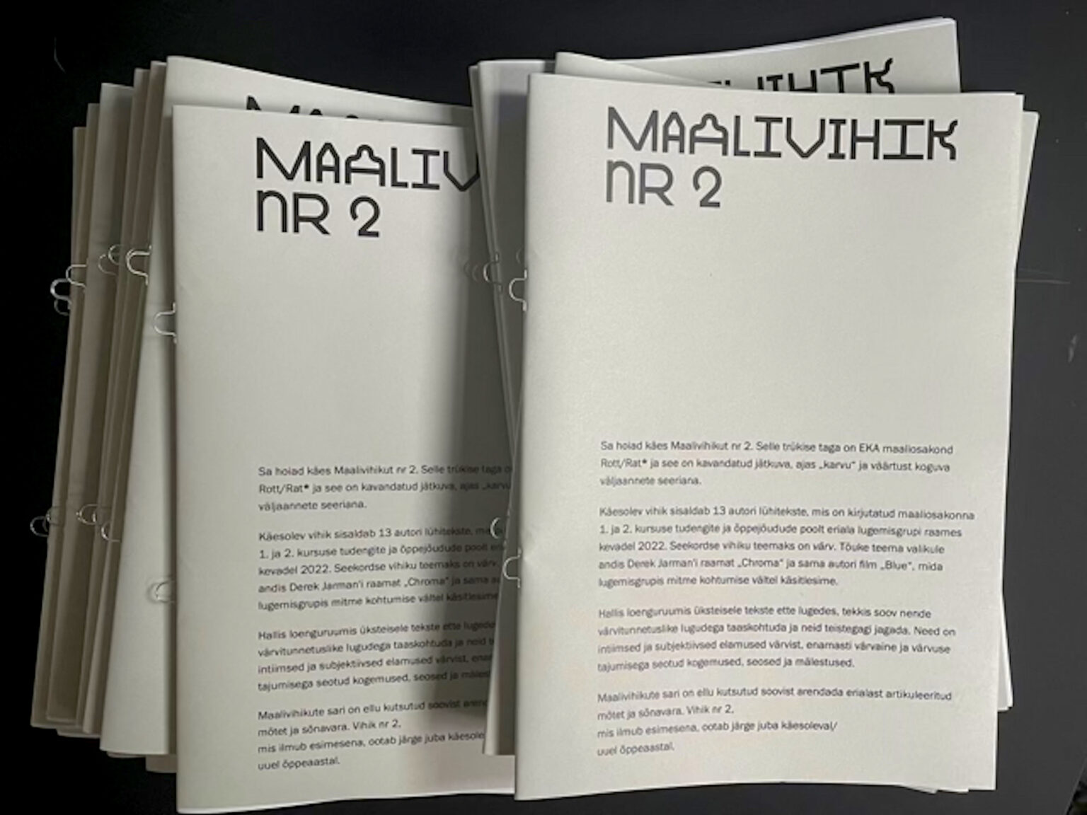 Ilmus Maalivihik nr 2