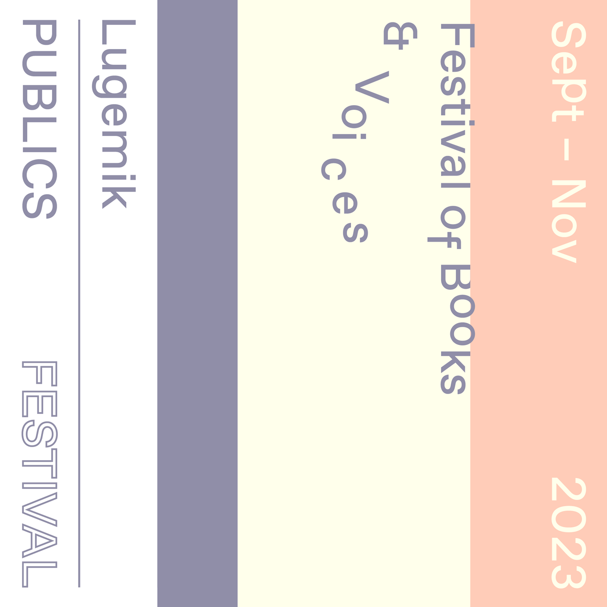 Lugemik & PUBLICS esitlevad: The Festival of Books and Voices