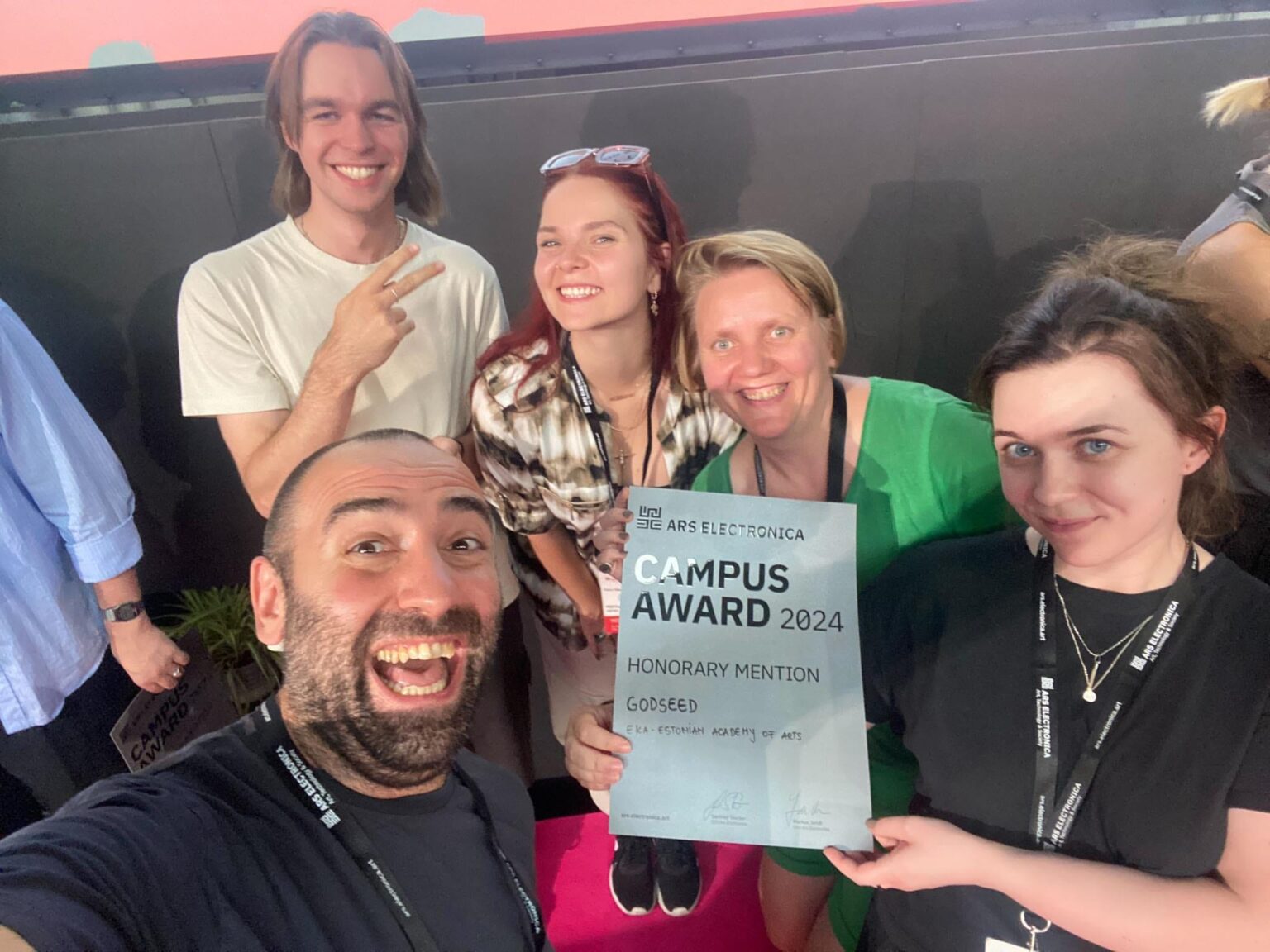 EKA Team Won the Campus Award Honorary Mention at Ars Electronica