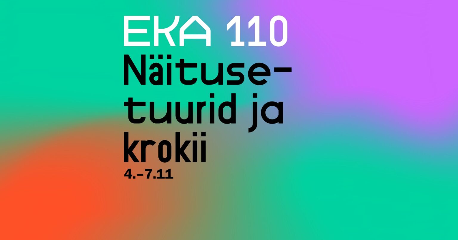Kuraatorituurid ja modelli joonistamised EKA muuseumi näitusel