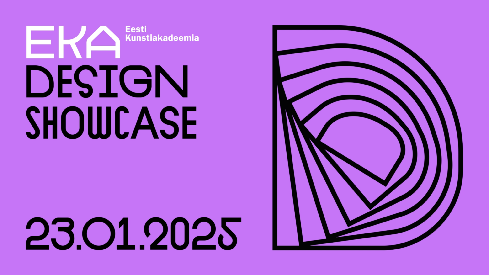 EKA Design Showcase 2025 — Estonian Academy of Arts