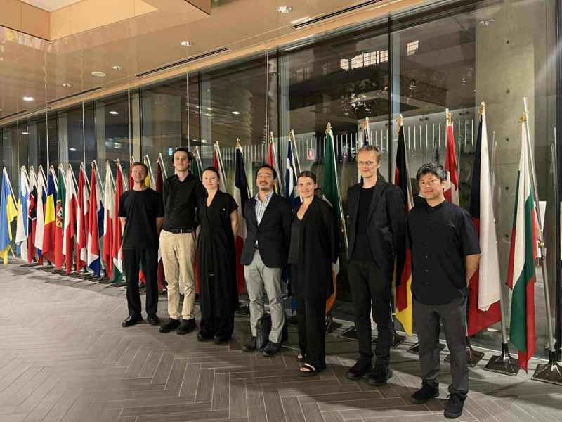 Pildil (vasakult) Siim Tuksam (EKA), Samuel Lalo (KOBAYASHI MAKI DESIGN WORKSHOP / KMDW), Sille Pihlak (EKA), Daiki Nakagawa (ETAN), Anna Tommingas (EKA), Eik Hermann (EKA), Ryo Saito (Kengo Kuma and Associates, University of Tokyo). Lisaks võtsid töötoast osaAris Kafantaris (Kengo Kuma and Associates), Mai Asami (EEAS – Tokyo), Andreja Kutnar (University of Primorska), Camilla Berggren-Tarrodi (RISE), Hiroto Kobayashi (Keio University), Atsushi Takano (Kagoshima University), Thomas Daniell (Kyoto University), Melinda From (RISE), Lorenzo De Simone (JRC NEB Team), Evangelia (Lia) Bektasiadou (JRC-GEEL)