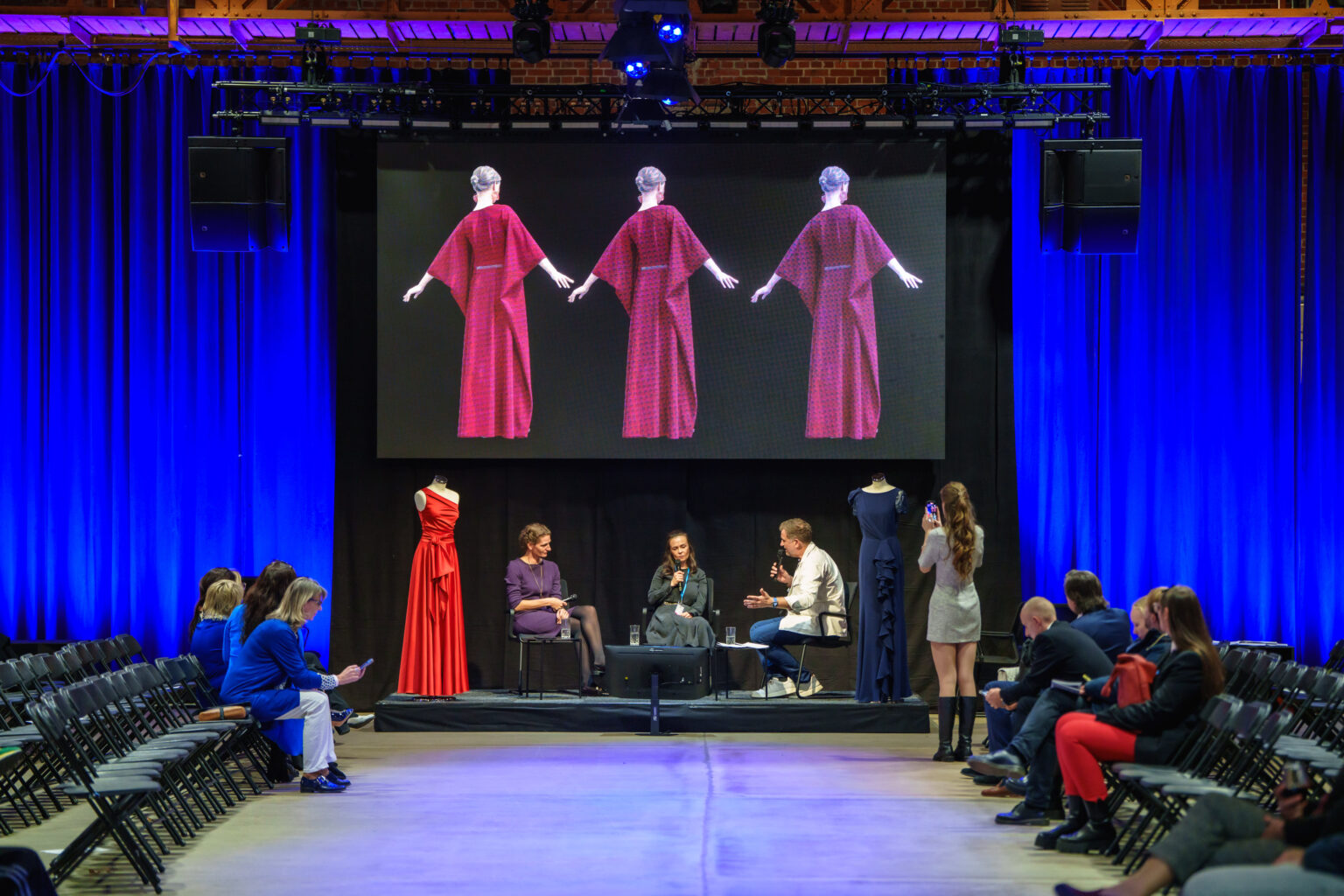 EKA Design Students at the FashionTEX Digital Fashion Festival in Chemnitz