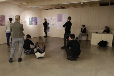 Joonistamine, Kunst BA III, juhendaja Tea Lemberpuu. Foto: Heldur Lassi