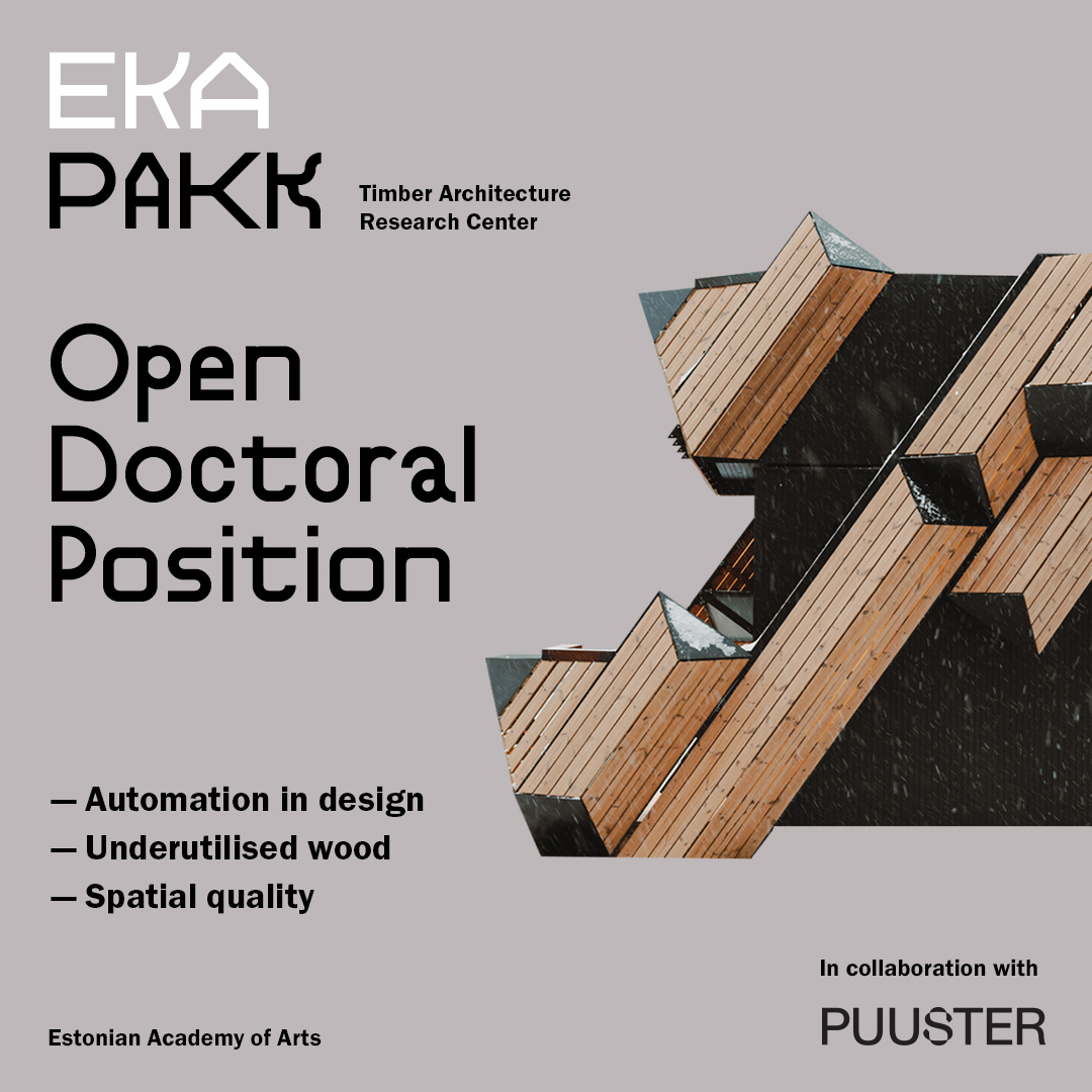 Applications Open: Funded PhD Position at PAKK in Sustainable Timber Architecture