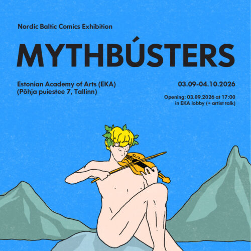 Nordic and Baltic comics exhibition “Mythbústers” 03.09.–04.10.2026