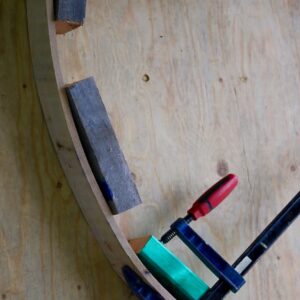 Kaspar Timmi paindes kuivav materjal.