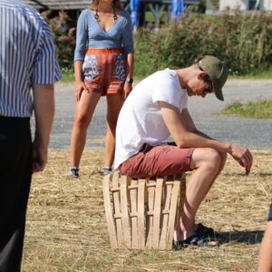 Lauri Visnapuu pingi prototüüp hindamisel.