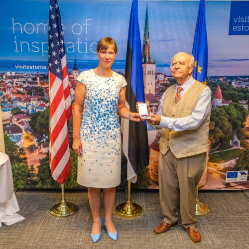 President Kersti Kaljulaid ja Jaan Holt