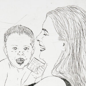 Britta Benno fragment ofordist Madonna lapsega (2015)