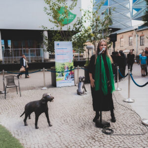 Eesti hagija skulptuuride avamine