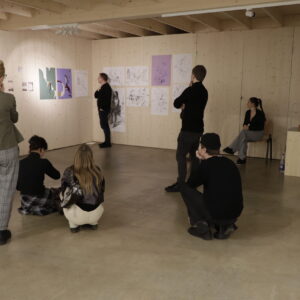 Joonistamine, Kunst BA III, juhendaja Tea Lemberpuu. Foto: Heldur Lassi