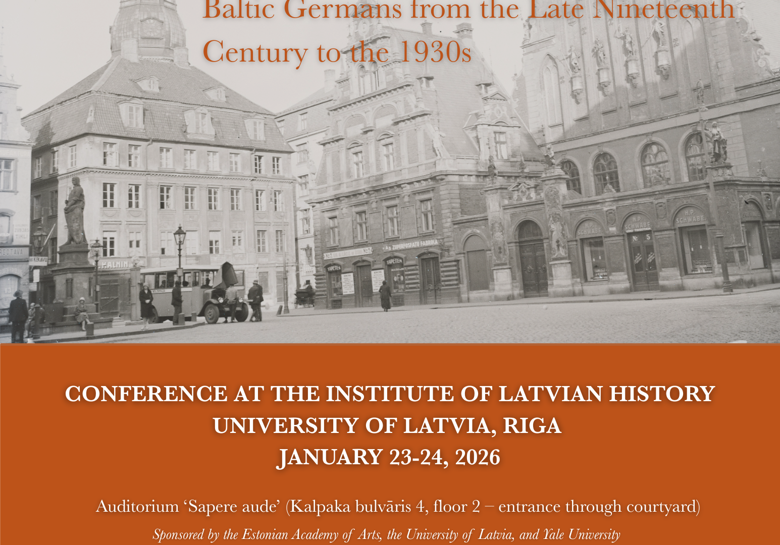 From Empire to Minority Baltic Germans from Late Nineteenth Century to the 1930s (1)