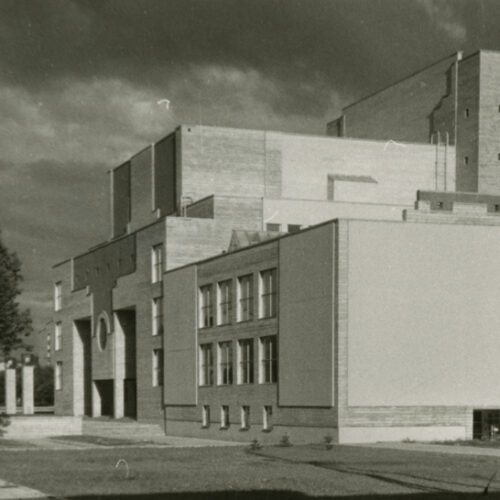 Paide kultuurimaja. Arhitekt Hans Kõll_ Eesti Arhitektuurimuuseum SA.