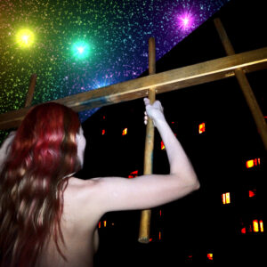 Fideelia-Signe Roots. Hetketõmmis videost Voore linna päästmine. 2014.