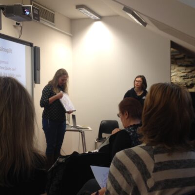 II koolituspäev Koolitajad: Anneli Porri ja Indrek Raudsepp