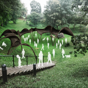 Arvamusfestivali lava visioon "Lõõts", autorid Helen Tikka, Liis Uustal, Joonas Tanne (IV kursus)