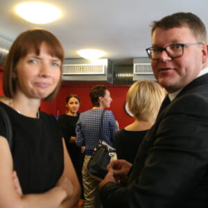 õppeprorektor Anne Pikkov, endine finantsdirektor Andri Simo