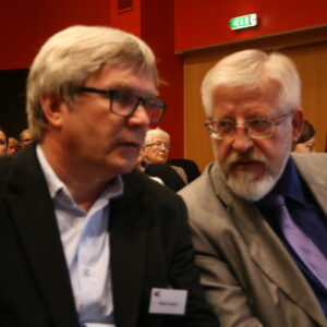 rektor akadeemik Mart Kalm ja TA akadeemik Tarmo Soomere