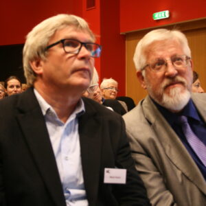 Akadeemik Mart Kalm ja Teaduste Akadeemia president Tarmo Soomere