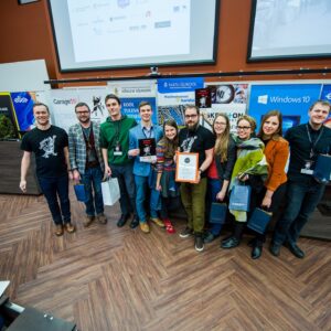 Genosity võidukas meeskond pälvis nii peauhinna kui Kunstiakadeemia disainiauhinna. Palju õnne! Foto: Maido Parv