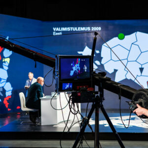 Eesti Televisiooni valimissaadete identiteet ning ekraanigraafika (Henno Luts, Mikk Jõgi, Erik Heinpalu. Juhendaja: Uku–Kristjan Küttis).