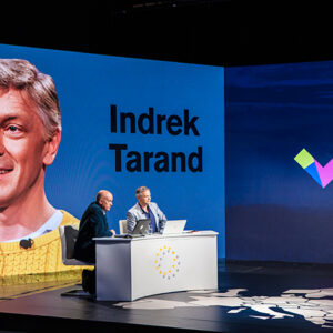 Eesti Televisiooni valimissaadete identiteet ning ekraanigraafika (Henno Luts, Mikk Jõgi, Erik Heinpalu. Juhendaja: Uku–Kristjan Küttis).