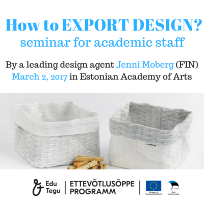 Creative entrepreneurship seminar for academic staff