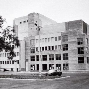 Eesti NSV Ministrite Nõukogu konkurssülevaatusel Eesti NSV parim ehitusobjekt 1988 esimese preemia saanud Paide Linna Kultuurimaja Foto: U.Valdre