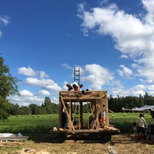 Summer School FLOODED floating sauna