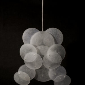 Hanna-Maria Vanaküla. Out of Focus #3. 2017. Materials: Optical lenses, silver. 25 x 17 x 10 cm. Weight 140 g. Photo: Yuchen Dai