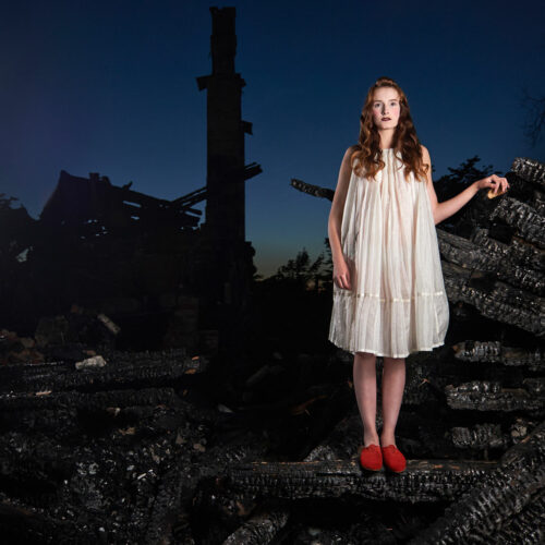 Marta Mooratsi langevarjudest valmistatud rõivakollektsioon.